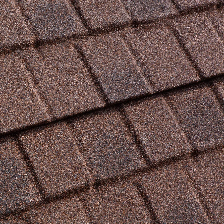 Stormetal Shingle in Timber Wood — Tefute USA asphalt shingle color swatch