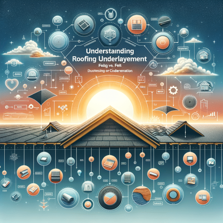 "Understanding Roofing Underlayment: Synthetic vs. Felt"