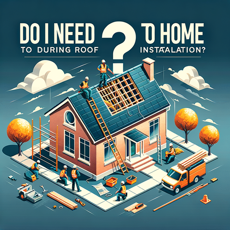 "Do I Need to Be Home During Roof Installation?"